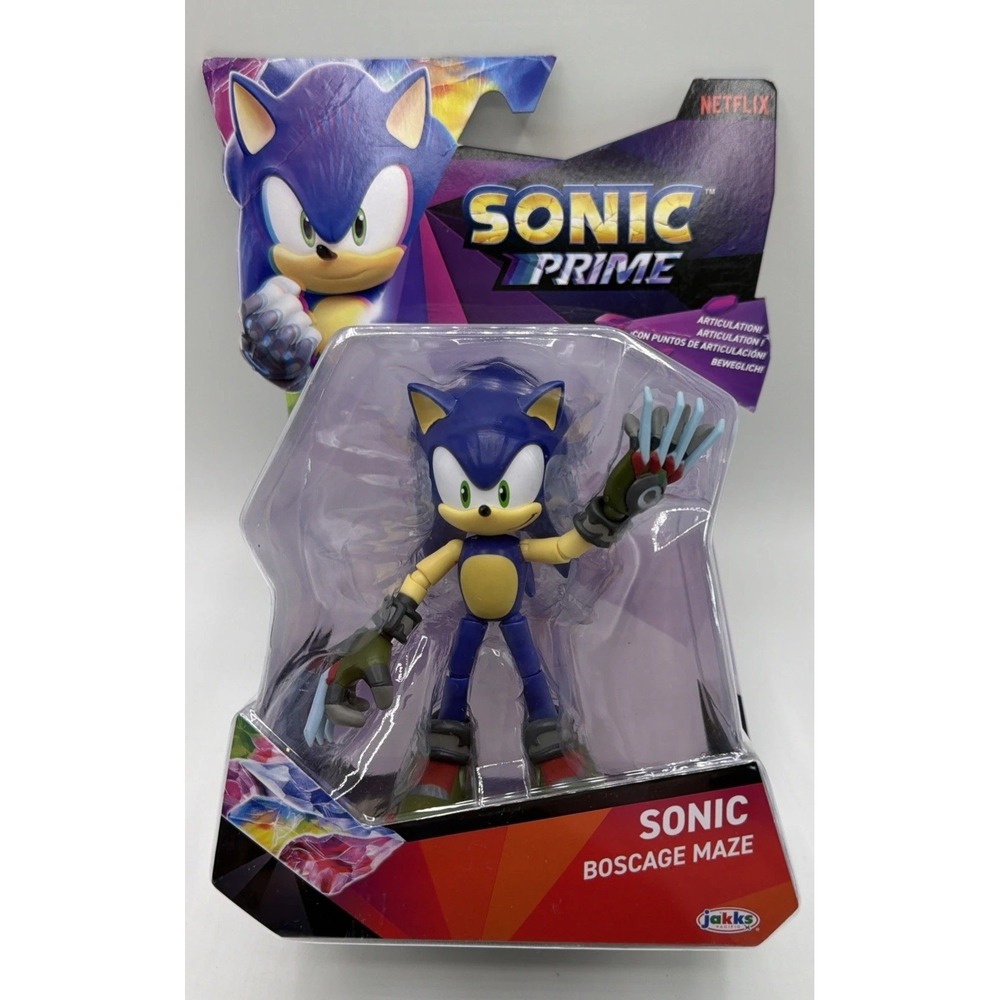 Sonic Prime 5" Action Figure Sonic Boscage Maze Jakks Pacific New 2023.